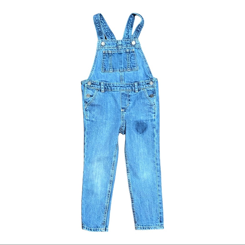 Gap Toddler Overalls  Denim with Blue Heart